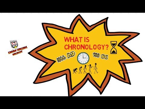 WHAT IS  CHRONOLOGY?