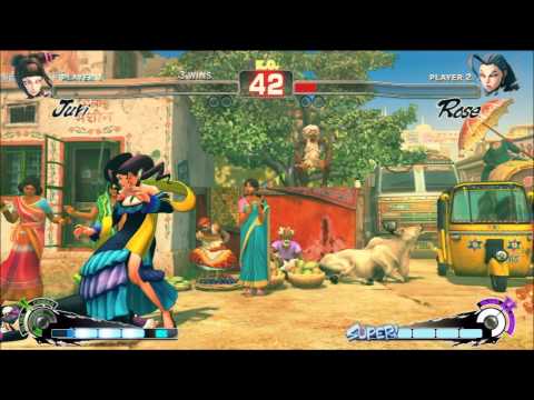 Fight Club Friday - First to 5 Series - SSFIV - Mike(Juri) vs Allan(Rose) Pt1