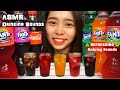 ASMR Bottoms Up Assorted Soda Drinks Coca Cola Sprite Fanta Drinking Gulping Sounds No Talking
