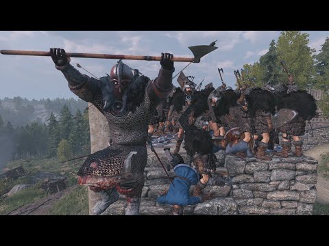 VIKING ARMY SMASHING A CASTLE (EPIC SIEGE) - Mount & Blade 2 BANNERLORD