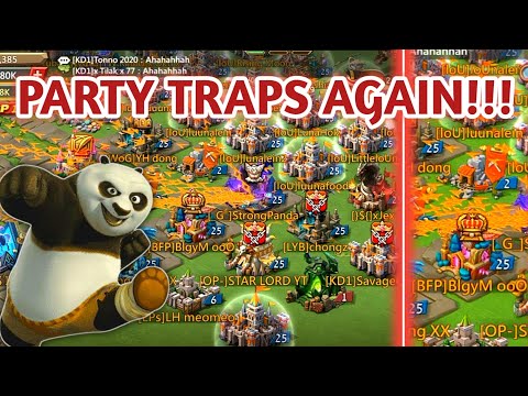 LH RALLY PARTY CRASHED!!! | PARTY TRAPS AT IT AGAIN! | STRONG PANDA IN ACTION | LORDSMOBILE