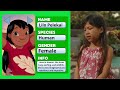 Todas Las Descripciones De Los Personajes De La Película De Lilo Stitch