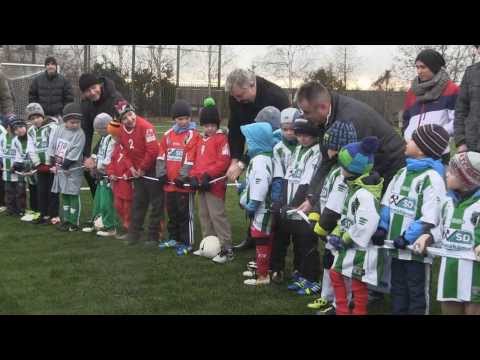Slavností otevření nového tréninkového hřiště FC Chomutov