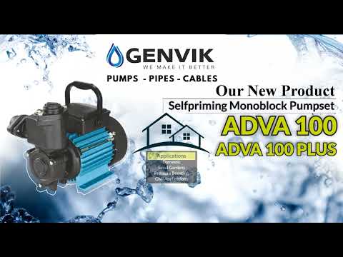 Electric 1 hp genvik water pump motor