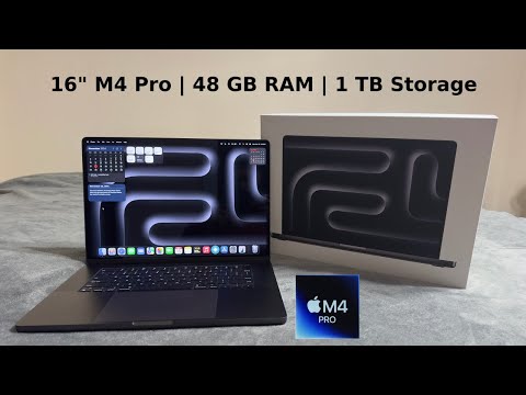 M4 Pro MacBook Pro 16 Inch Unboxing | 48 GB RAM | 1 TB Storage