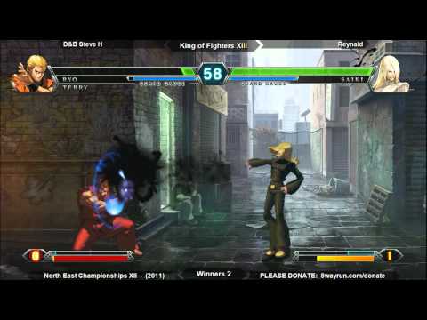 NECXII - KOF13 Singles W2 - DnB Steve H VS Reynald
