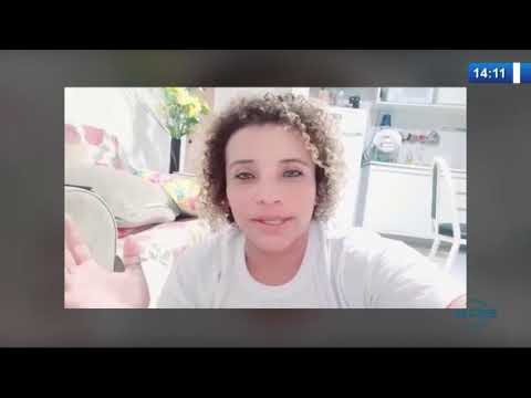 O DIA NEWS  26 03 20  Tame Fernanda, apresentadora do Linha de Fogo, manda recado