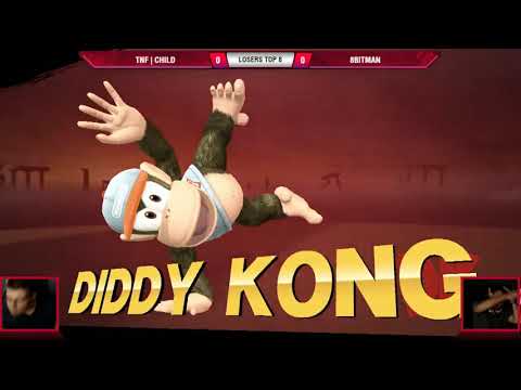 VS Weekly 11/8/18 - Losers Qtrs - AMG | 8BitMan (Diddy Kong) vs TNF Child (Bayonetta) - Smash 4