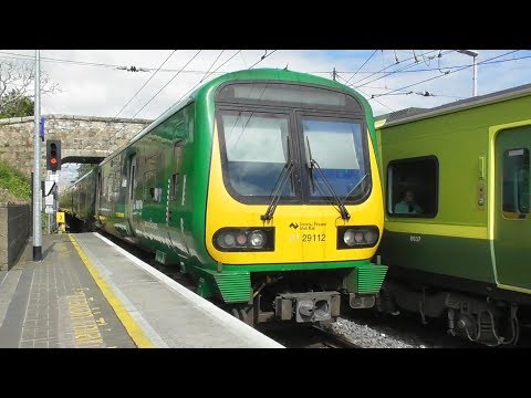 Irish Rail 8520 Dart + 29000 Class Commuter Trains - Dalkey Station, Dublin