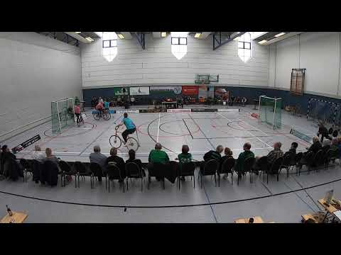 Finale Deutschlandpokal Radpolo am 09.04.2022 in Halle/Saale