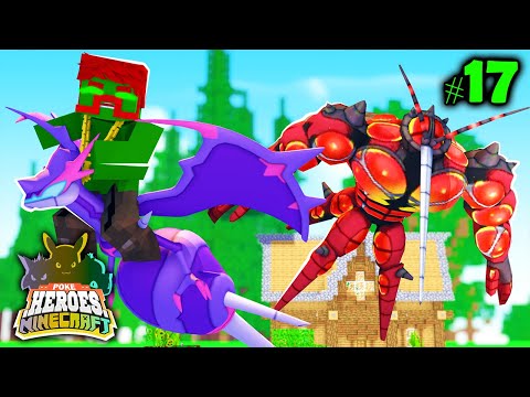 Minecraft POKÉHEROES #17 - ENTRAMOS NA ULTRA SPACE EM BUSCA DE NAGANADEL e BUZZWOLE !!