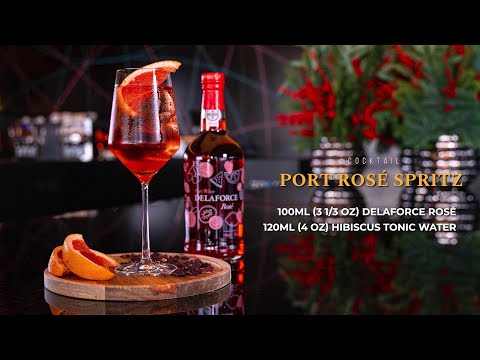 Port Rose Spritz Cocktail - Delaforce Rosé Port