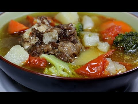 Chinese Beef Comfort Soup with mix Veggie