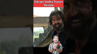 Vikram Vedha Trailer Review 🤩| Vikram Vedha First Look Out || MG #shorts #vikramvedhatrailer