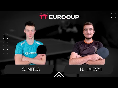 13:40 Oleksii Mitla  - Nazarii Haievyi 23.10.2023 TT Euro.Cup Ukraine  Master. TABLE 4