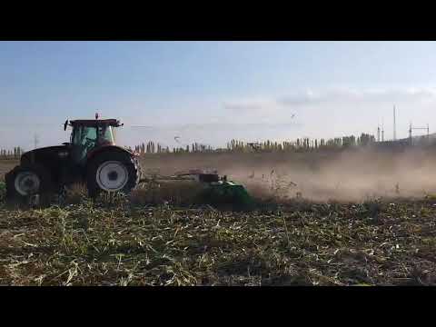 Szártörő, szárzúzó, aprító henger 6 méter, vontatott, nyitott (dob Ø470 mm), napraforgó, cirok, kukorica