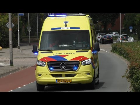 [Primeur] Ambulance 07-101 met spoed naar het Radboud UMC in Nijmegen