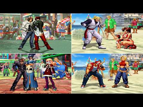 KOF 2002 Unlimited Match - All Special Intros