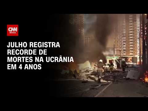 Guerra na Ucrânia: Julho registra recorde de mortes no país em 4 anos; veja análise | CNN 360°
