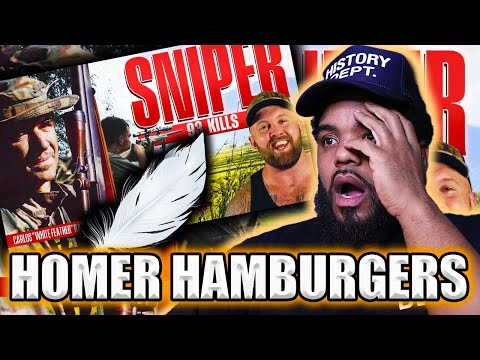 Fat Electrician- Carlos "White Feather" Hathcock-America's Legendary Marine Sniper- AMERICAN REACTS