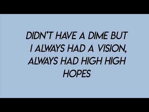 high hopes - panic! at the disco (lyrics)