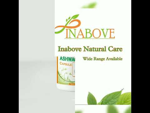 Herbal ashwagandha capsule, bottle