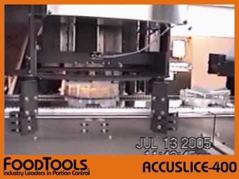 Inline Round Cake Cutting System - High Speed Slicing Machine - ACCUSLICE-400 - FoodTools