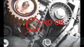 Fiat 1.9 jtd engine. Airtex water pump. Assembly instructions.