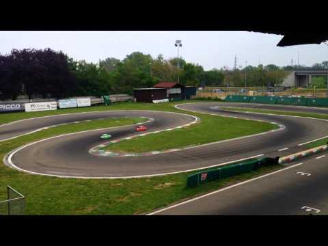 Räng Täng Täng Largescale Trabi RC Car Racing Action in Fiorano