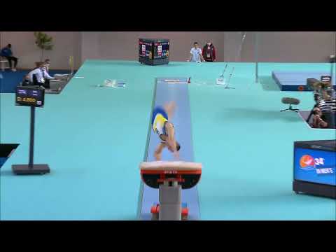 Volodymyr Kostiuk. 2020 European Junior Championships. EF. VT2