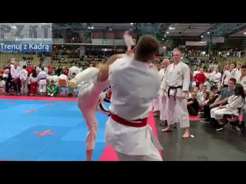 Trenuj z Kadrą - PZKT - Damian Tomasik - Kopnięcie Mawashi geri - Karate Tradycyjne