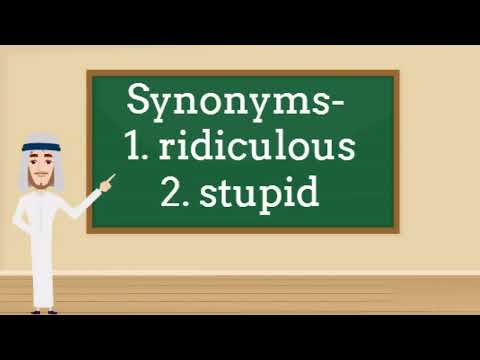 Absurd  A WORD A DAY AWAD  Meaning, Pronunciation & Usage