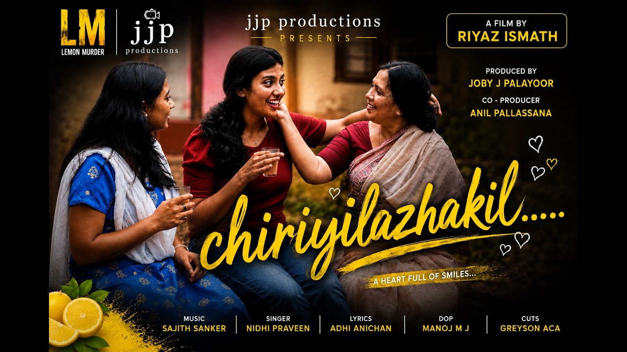 Chiriyilazhakil Video Song | Lemon Murder | Riyaz Ismath | Joby J Palayoor | Sajith Sanker | Nithi