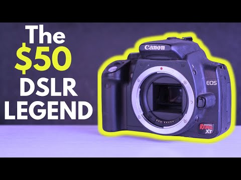 Die beste DSLR-Kamera unter 50 Dollar im Jahr 2024 – Canon EOS Rebel XT