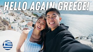 Travel vlog - First day in Santorini, Greece! ๐ฌ๐ท This Island is Amazing!