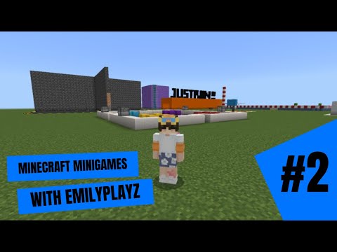 EPIC MINECRAFT BEDROCK MINIGAMES WITH EMILY - PART 2!