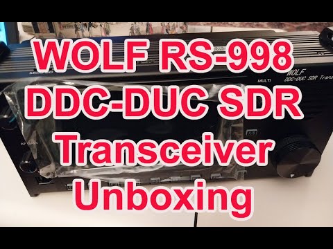 [Ham] Wolf RS-998 DDC/DUC SDR Transceiver (100W) Unboxing