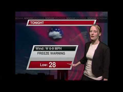 NewsLink Indiana Weather  102413 - Ashley Baldwin