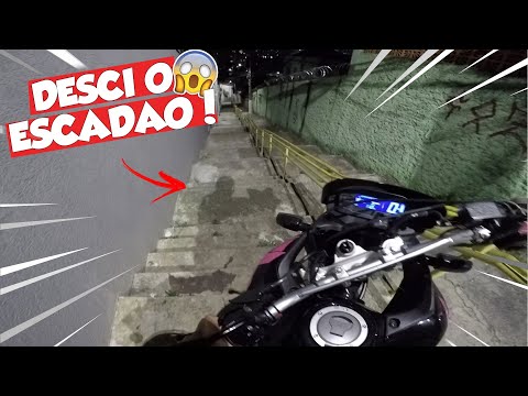 DESCI UM ESCADÃO COM A XRE !!