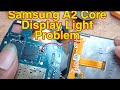 Samsung Galaxy A2 Core Samsung A260 Display Light Problem