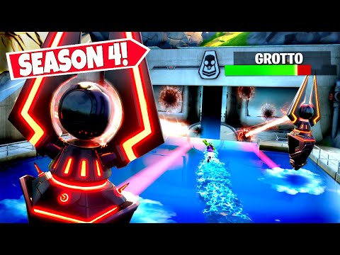 *NEW* USING GALACTUS GORGER'S TO *SHOOT OPEN* GROTTO DOORS IN FORTNITE! (Battle Royale)