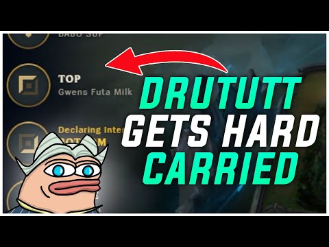 DRUTUTT Gets Hard CARRIED by My Ezreal