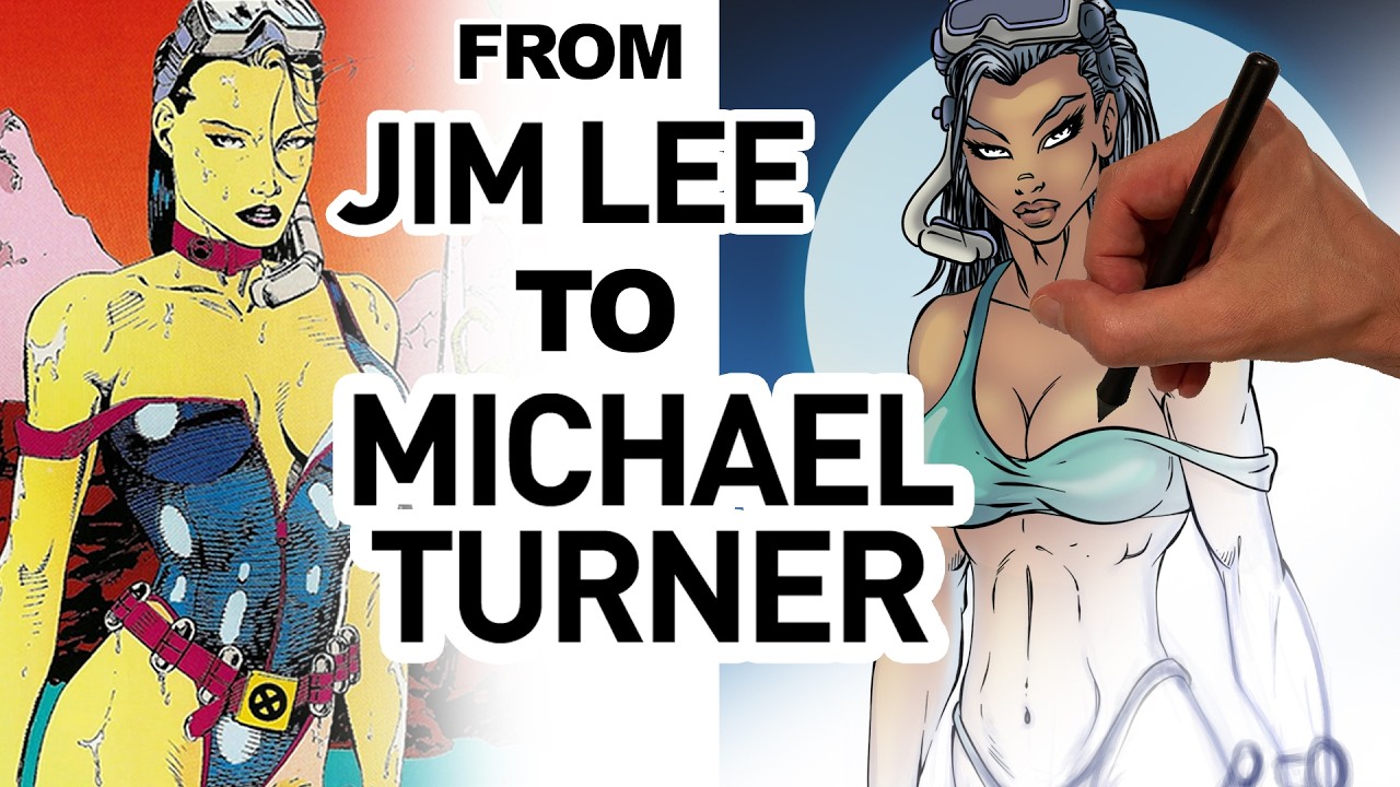 Jim Lee VS Michael Turner Female Anatomy Study