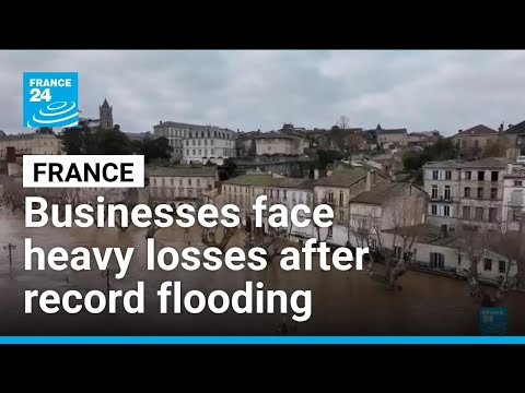 French businesses face heavy losses after record flooding • FRANCE 24 English