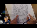 Drawing A Page Of Comics Featuring Superman Art Stream With Jim Lee