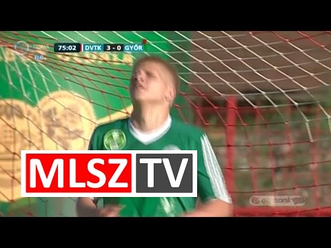 Tóth Dávid öngólja a DVTK - Győri ETO FC mérkőzésen