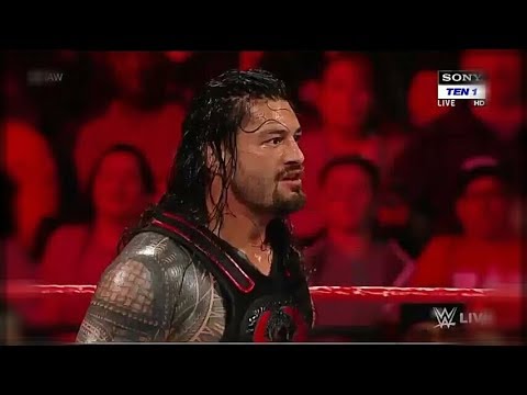 Roman Reign almost killed Miz tourage on raw 15th January in a 1 vs 2 handicap match