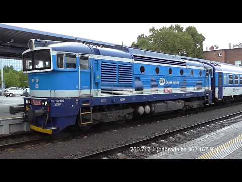 750.717-1 náhrada za 362.167-9 a jiné vlaky ve stanici Olomouc | viz komentář