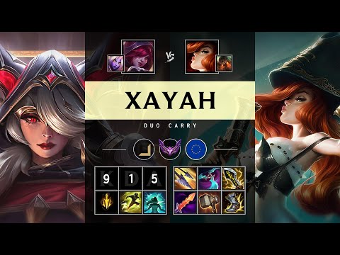 Xayah ADC vs Miss Fortune - EUW Master Patch 25.08