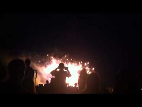 Fireworks at the Sommerkonzert bei Audi